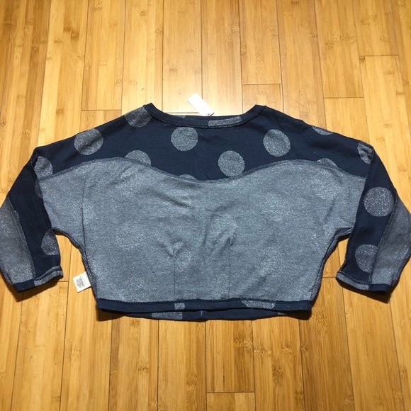 NWT Anthropologie Postmark Polka Dot Crop Top Size XS - Picture 9 of 16